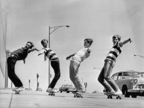 calumet412:Skate rats on Randolph, 1967, Chicago