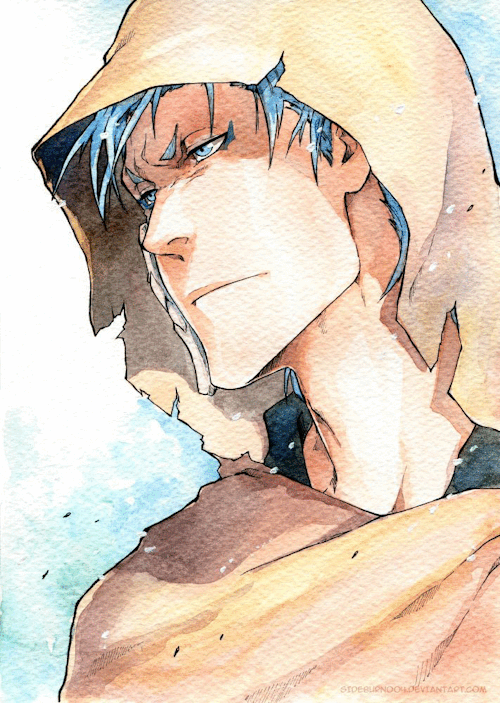 mugenalee:  She draw Grimmjow so perfectly! I love her work so much=>http://sideburn004.deviantart.com/