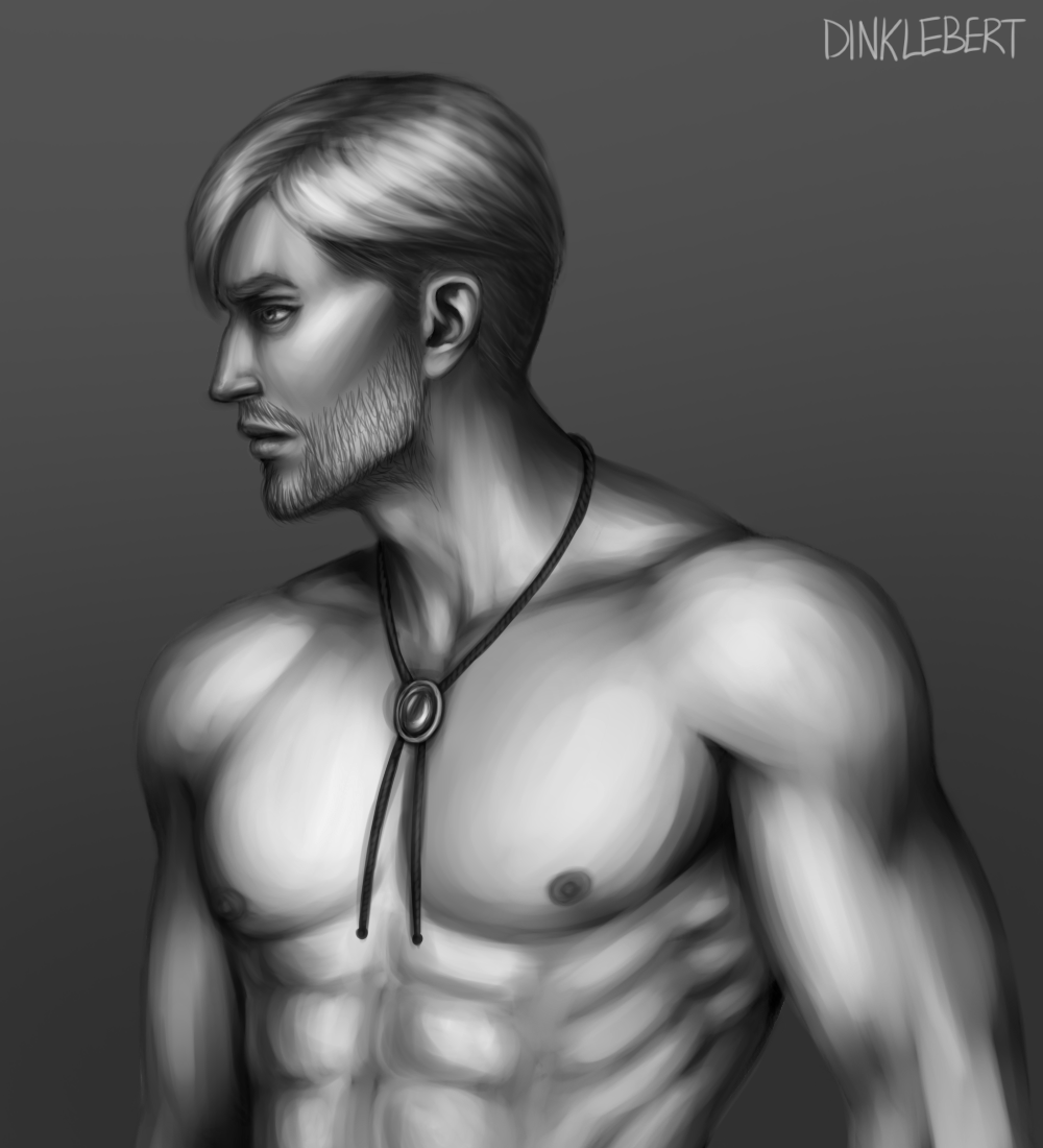dinklebert:remember those stubble/facial hair paintings I was doing? I finally finished