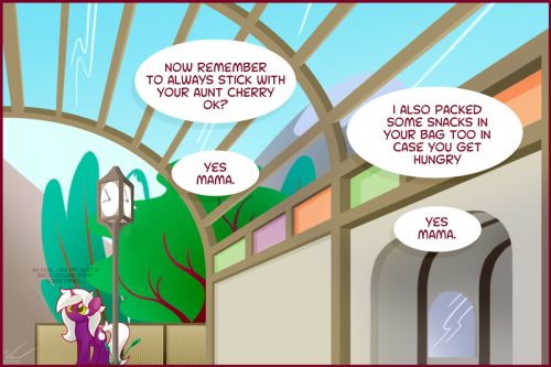 symbianl:   CHERRY: “Ah feel like somepony’s talkin’ about me…”  Eeeh finished another comic. Also, new characters. Well, new to Tumblr. Coming up with a story was harder than I thought but hopefully this turns out well. If you guys have questions