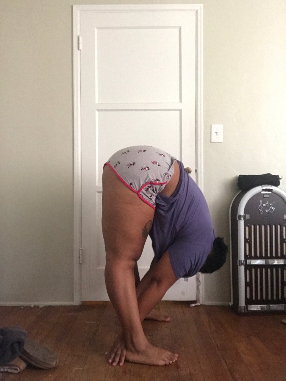 accarahara:  Figuring out flexibility starting points feat before I put them outside