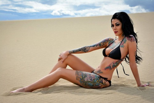 supertattofan:  tattoodlifestylemagazine:  Alyssa Mulisha  www.tattoodlifestyle.com  