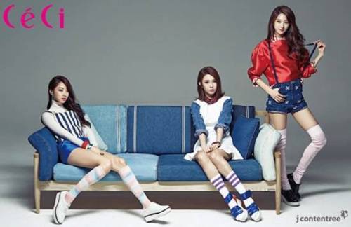 Kyung Ri, Hye Mi, Min Ha (Nine Muses) Для Ceci 03/2014