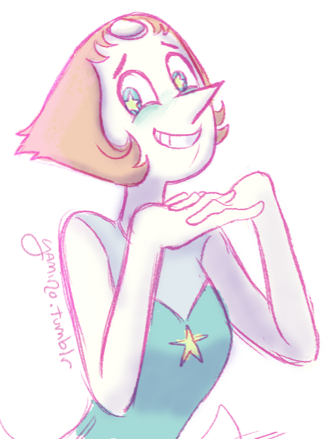 yamino:  Pearl’s turquoise blush is the cutest 