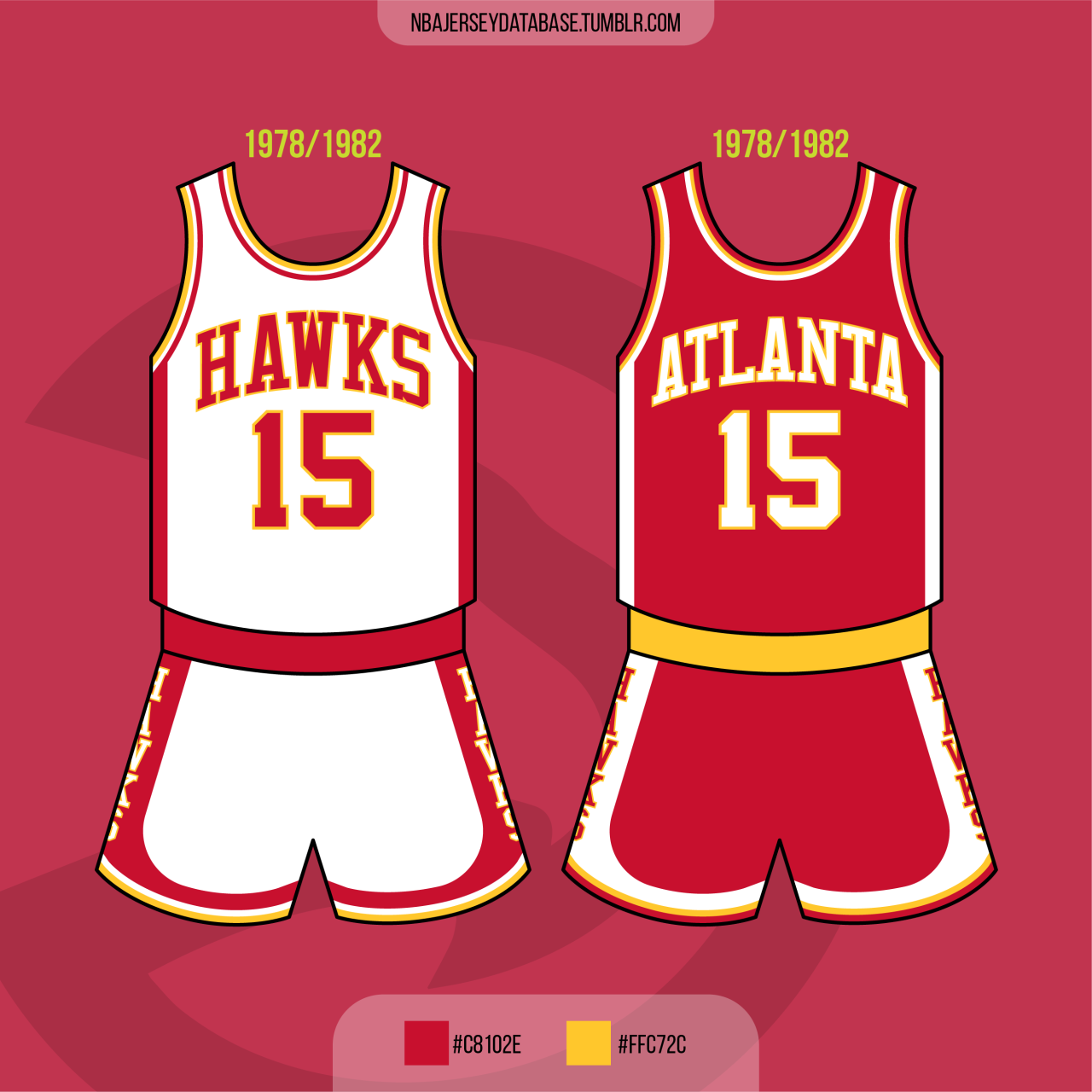 atlanta hawks 1970s jerseys