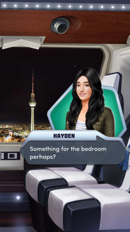 what a dork, I would love to actually see this conversation with sloane happen.