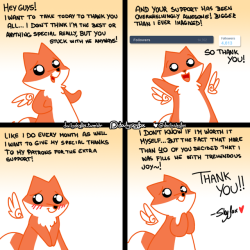 dailyskyfox: Today I wanted to be sincere, I hope you don’t mind too much &lt;x) (Also, sorry for the terrible handwriting xD)  —————————————————————————————— Support the little Skyfox on Patreon!