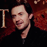 ghisborne:You’re a lot taller than I thought. How can you tell, I’m sitting down.