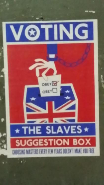 Some of the anarchist posters seen around Brisbane