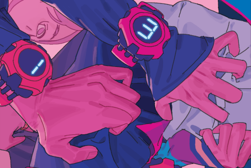 I drew a wrap cover for Hope, Faith, Love, Luck: a Zero Escape zine! It’s got 40+ pages by 31 artist