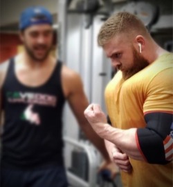 Mise'l Jeddore - Taken from his post on Instagram: Burrowing himself in his Power Pillows the great White Ginger Bear Summons all of his strength and Motivation for this Monday. 