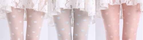 bombisbomb:  Polka Dot Tights ŭ.45 