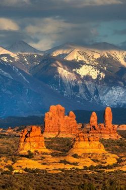 mapleshield:  Snow Capped La Sal Mountains