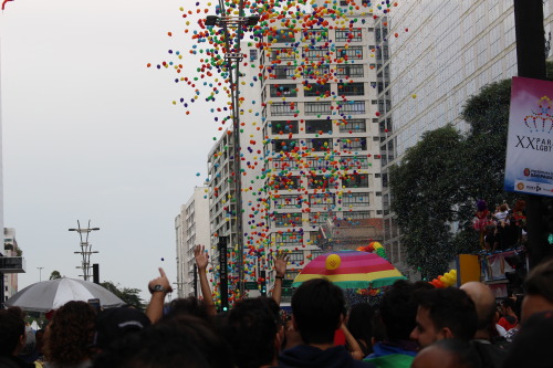 flyingcircusss:Some of the pictures me and my friends took at the Pride Parade 2016 in São Paulo ear