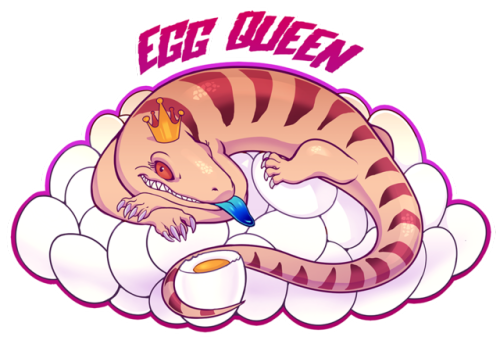 A recent commission I did for SuperMaryFace and CinnamonToastKen of their blue tongued skink, Lunchb