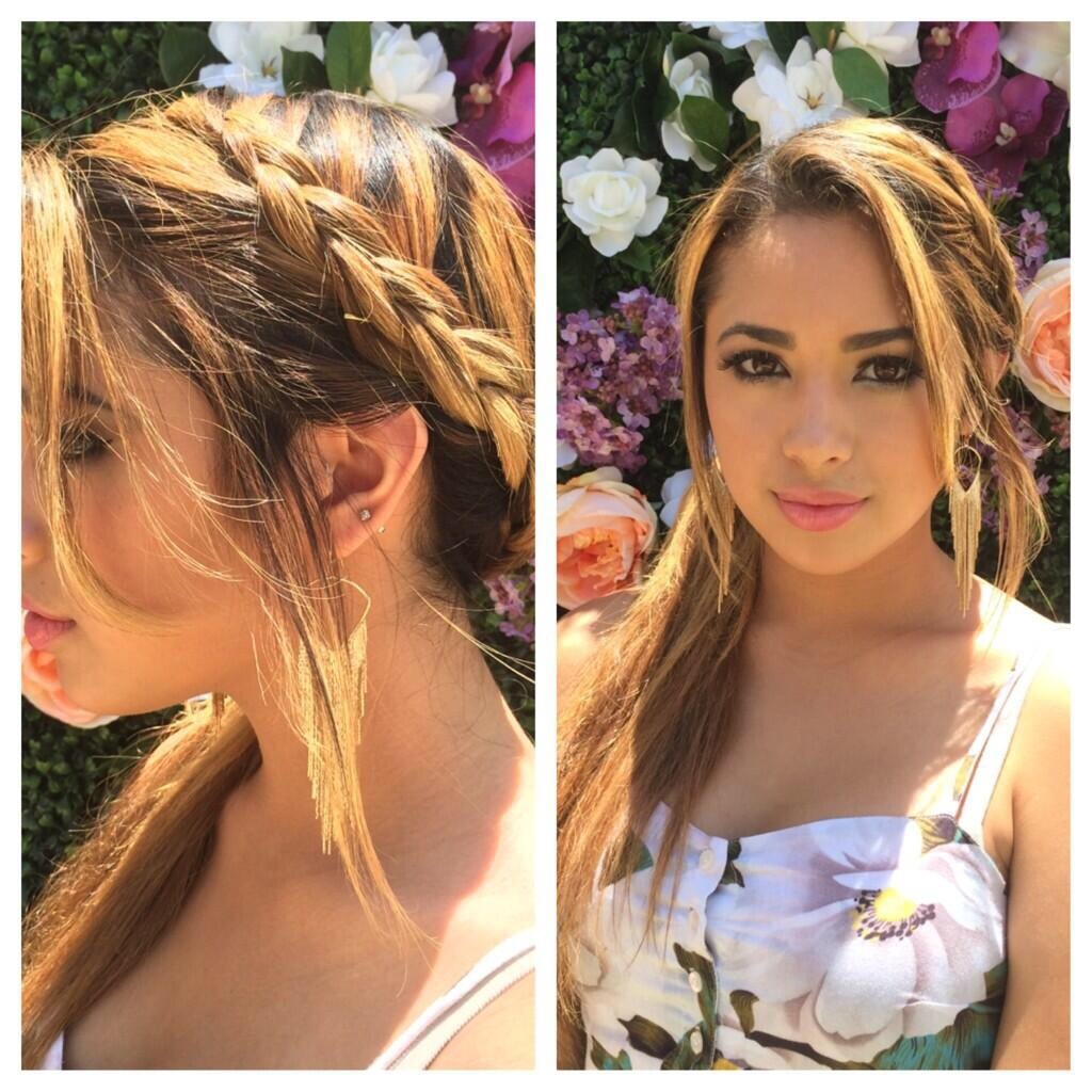 villegas-news:  BeautyHigh: Singer @JASMINEVILLEGAS has a serious braided updo happening