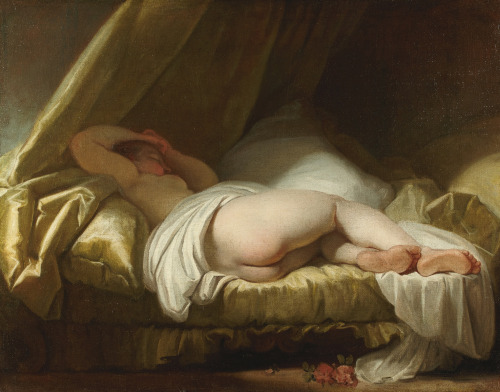 radstudies:Jean-Honoré Fragonard (French, 1732-1806)Young Girl Sleeping - c.1761