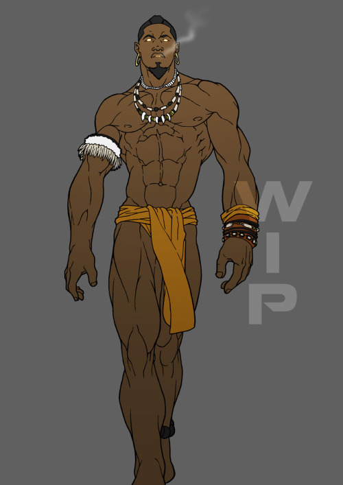 kazehouse:  African sorcerer. Something I’ll try to make for Halloween but I’m not sure I’ll have the time to finish it.