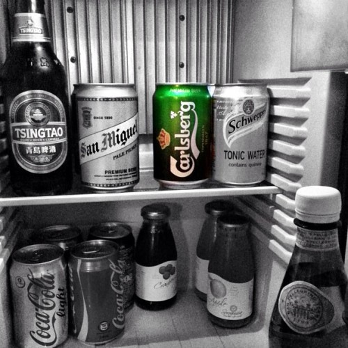 Our product team spends a lot of time overseas during the summer making sure Spyder apparel is the best it can be. Lucky for @bksnowbunny – she has #Carlsberg in her hotel minibar in Hong Kong to keep her company!