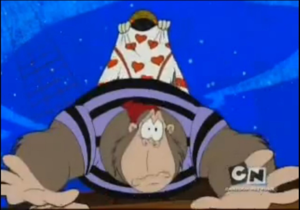 In The Duck Dodgers episode “Shiver Me Dodgers,” Marvin gives a Space Gorilla