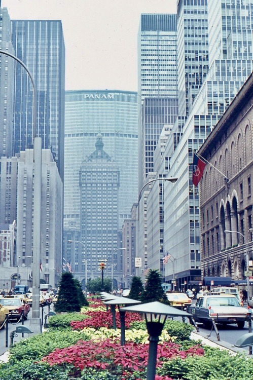 Park Avenue, View North to Grand Central and Pan Am Building, New York, 1969.