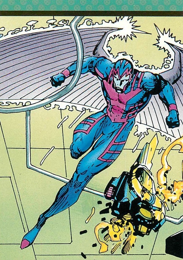 Shatterstar  # 96 Danger Room Test Sequence # 6 1992 Marvel X-men Series 1 Card 