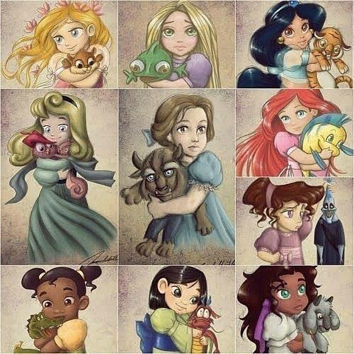 Cute disney princess drawings tumblr