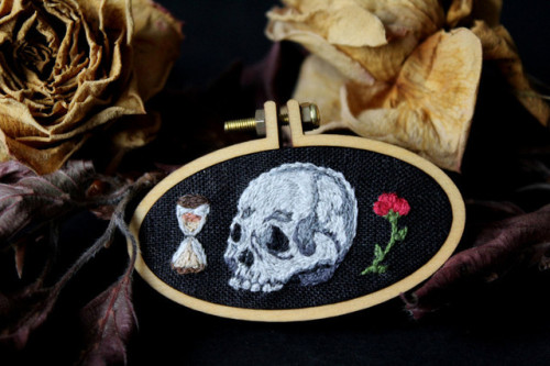 craftandpetrichor:I have made a little retrospective of some of the miniature embroideries I have ma