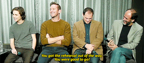Armie: So We Start Making Out, And Then We’re Making Out, And We’re Making Out, And We’re Making