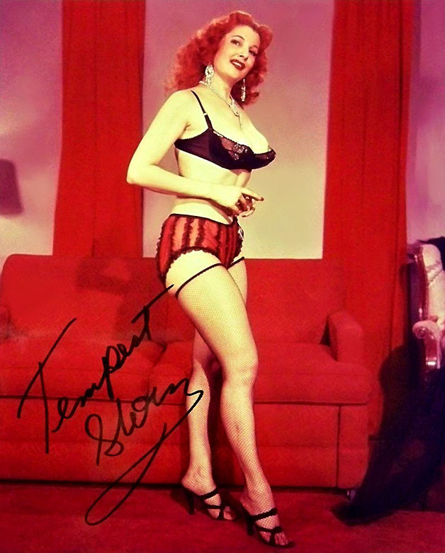 Tempest Storm       (aka. Annie Blanche Banks)  Many more Tempest pics can be