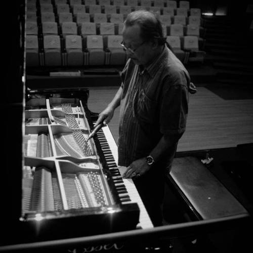 Porn Pics Tuning a baby grand piano for @bandungphil