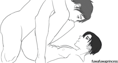 kawaiy-kun:  gifs of our fabulous Heichou and Eren by this amazing GIRL (◡‿◡✿) 