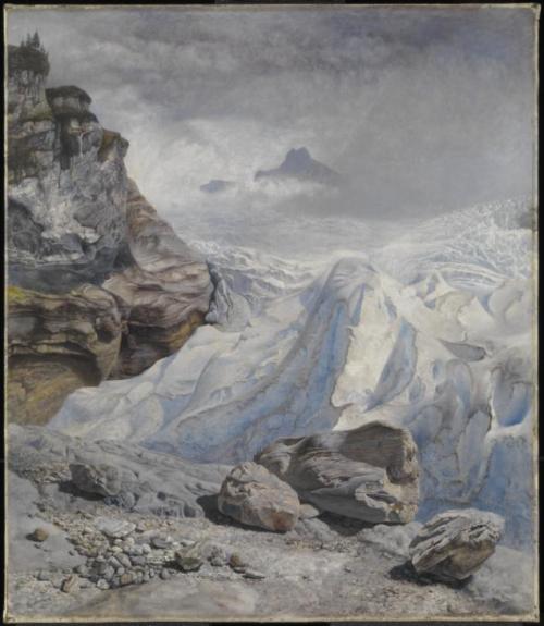 John BrettGlacier of Rosenlaui ,1856Oil paint on canvas