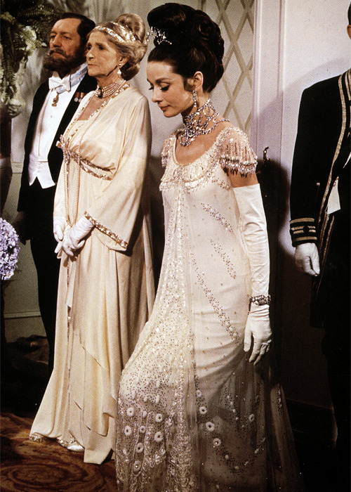 costumeloverz71:Eliza Dolittle’s (Audrey Hepburn) Ballgown… My Fair Lady (1964)… Costume by Cecil Be