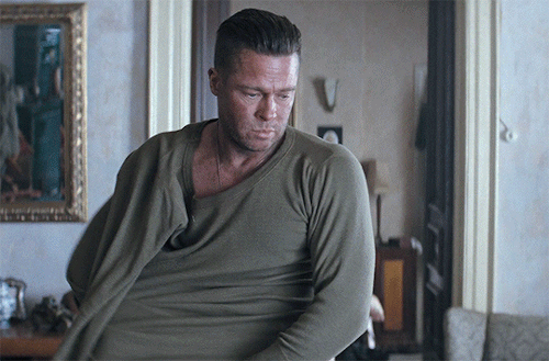glouriousone:  Brad Pitt as Don “Wardaddy” Collier in Fury (2014) 