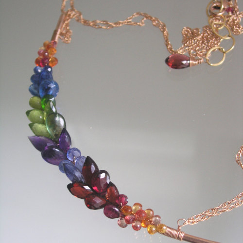 sosuperawesome: Rainbow Jewelry by bellajewelsII on Etsy See more jewelry posts So Super Awesome is 