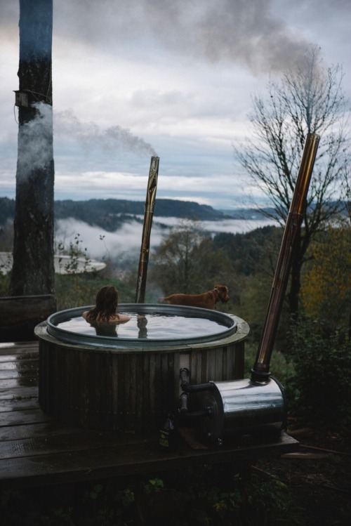 The hot tub of my dreams with an amazing view… 