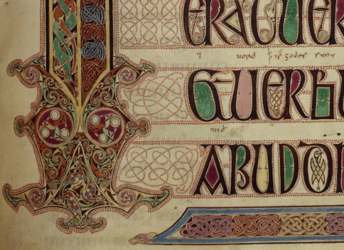 artofthedarkages:211r, Gospels, Cotton MS Nero D IV, British Library