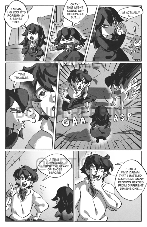 (read comic left to right) I HAVE GOOD NEWS!! im planning to pick up the lucina time travel au from 