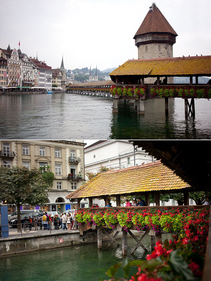 Our first shoot in Switzerland was in Lucerne, about one and a half hours away from