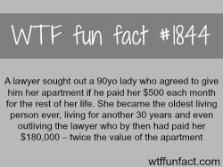 wtf-fun-factss:  bad luck lawyer - WTF fun facts