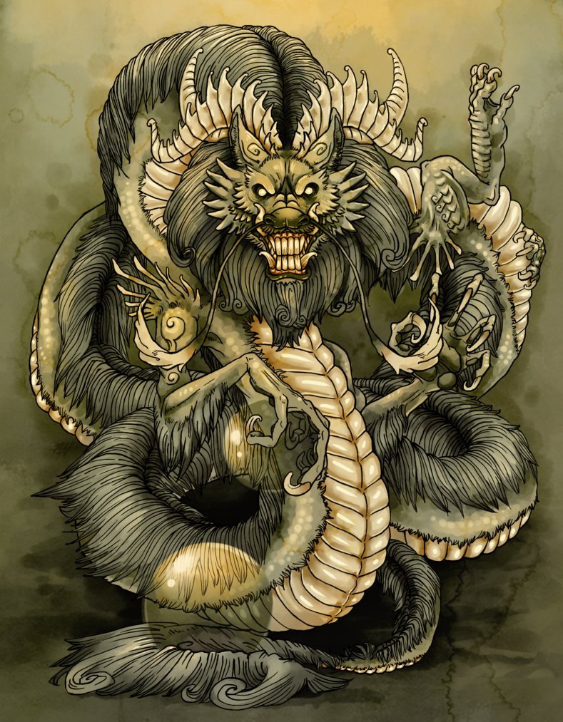 dailydragons:  Washed Quilong by ChewbaccaBigSis (DeviantArt)