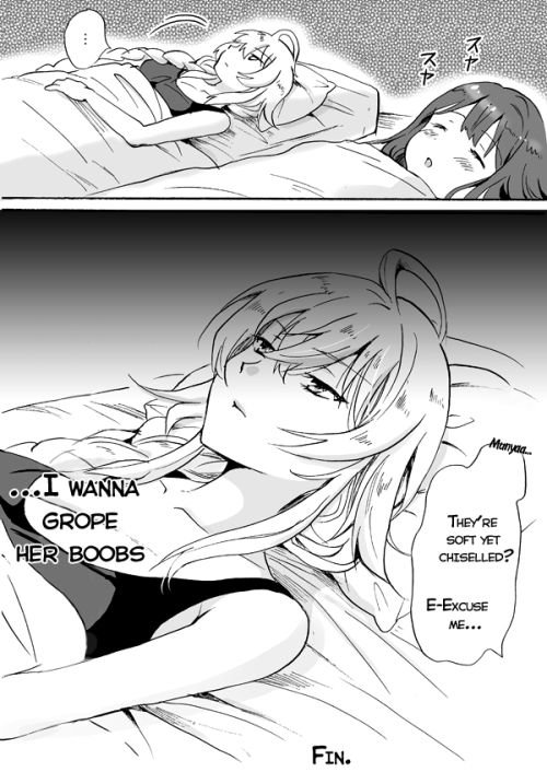 welcometotheyuriheaven: Valkyrie Drive mini-comics by Mira translated by Anonymous on /u/. And to turn the tables on that last thing, Lady Lady x Mirei threesome by @hisa_aho   