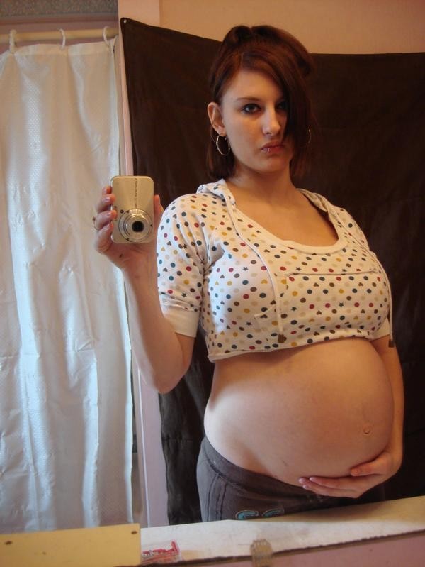 Pregnant teen and young girls