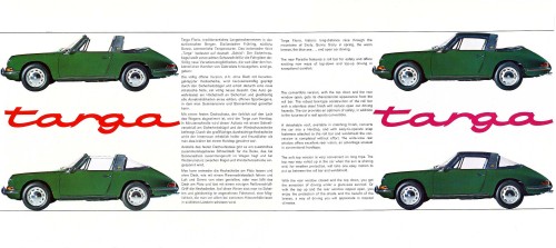carsthatnevermadeitetc:Porsche 911/912 Targa brochure (edited), 1967. The original Targa featured a 