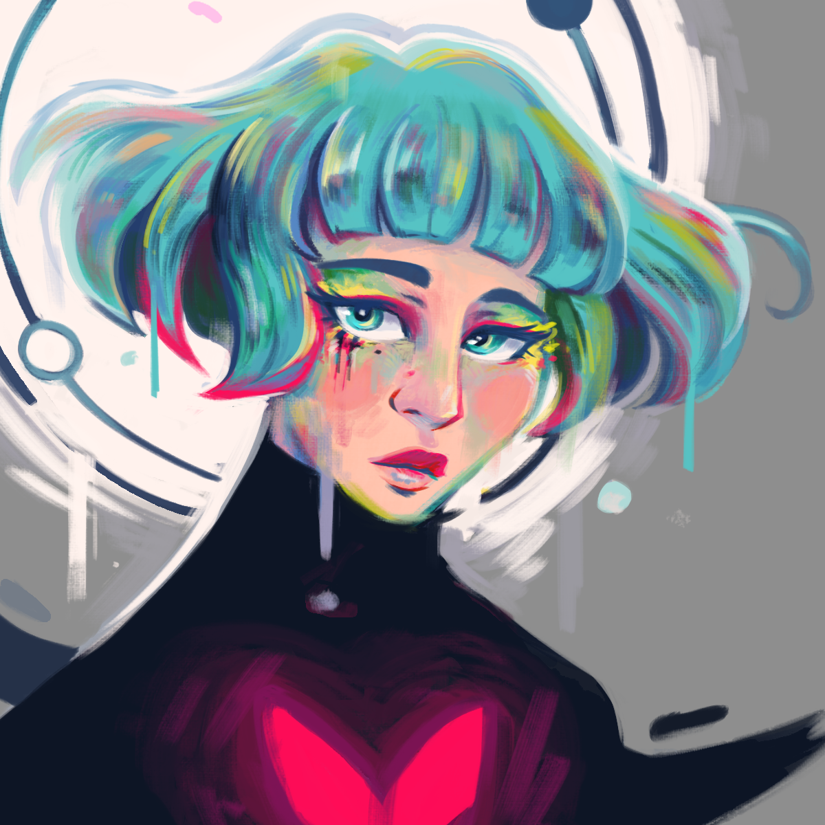 sicklyjelly:  mmmm finally played GRIS and goshhhhh how beautiful 🖤✨