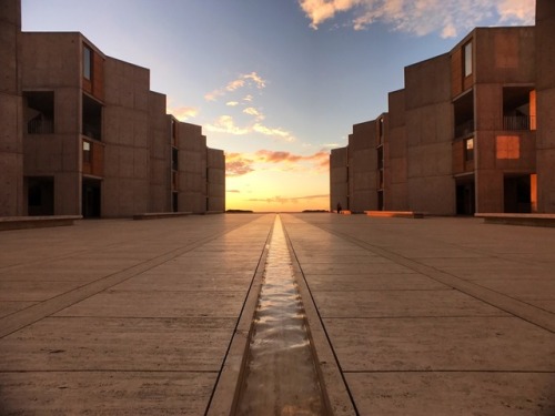 Salk Institute by Louis Kahn.