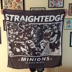 shark&ndash;trek:  xstrongxmindsx:  Just put the leftover flags up for sale. There’s only 3 of them.  www.xstrongmindsx.com #strongminds #straightedge #xvx #drugfree #minions   anundeadanarchist