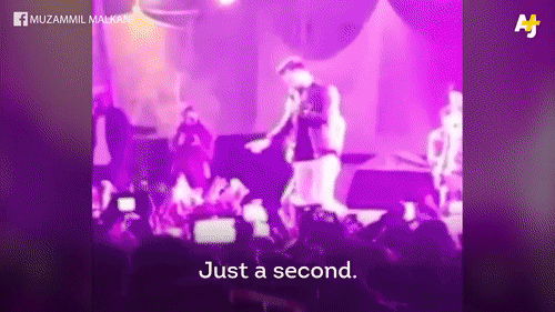 ghettablasta:Not many people would stop a concert to rescue a woman from sexual harassment. So much 