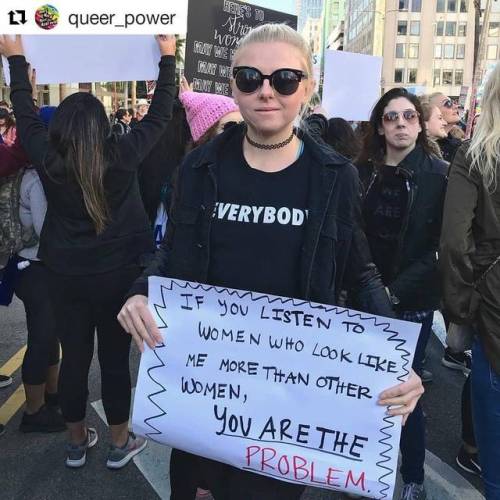 #Repost @queer_power (@get_repost)・・・Women’s March on NYC 2018. ••follow my accounts:@niktofilija an